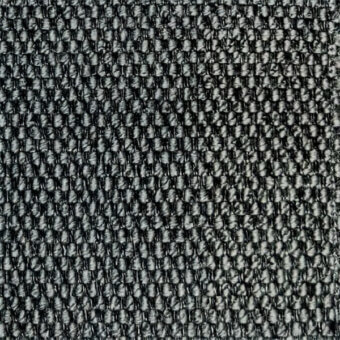 Dark gray egoitaliano fabric texture with a dense, nubby weave and matte finish, displaying a slightly mottled, three-dimensional surface.